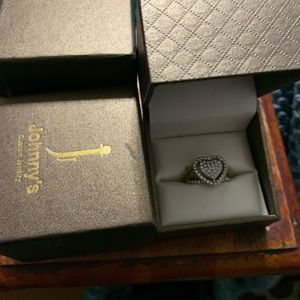 sterling silver 10 k ring size 7